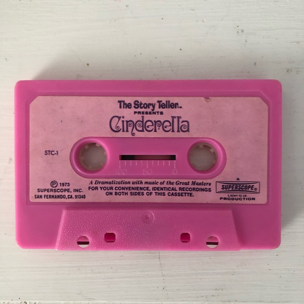 Pink Cinderella Cassette Tape